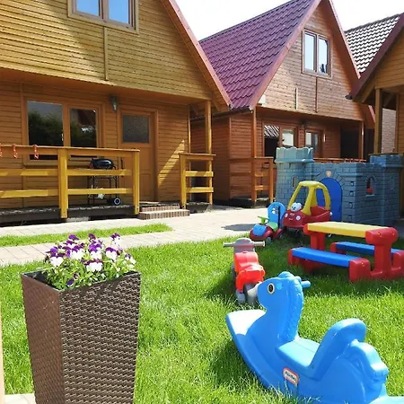 Domki U Skrzata Leba Exterior photo